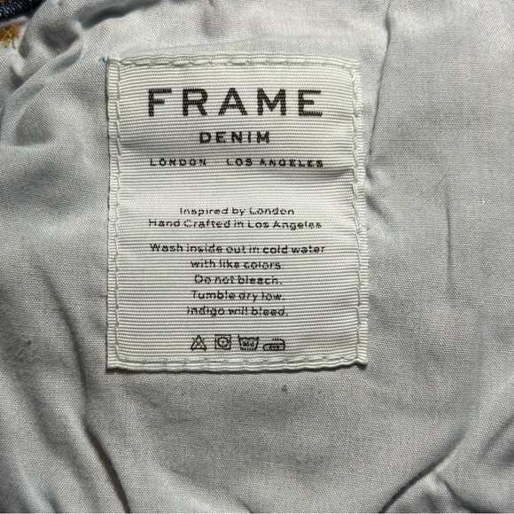 FRAME Denim Jeans Le Nouveau Straight Raw Hem Jeans in Sheffield size 26* - Picture 13 of 16